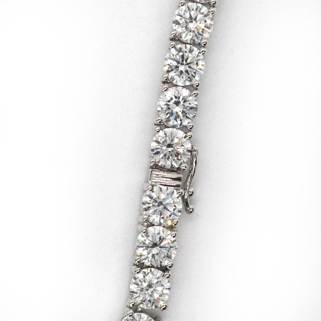 Tennis Chain Necklace 6.5mm Width 14K DIAMOND Lab Grown