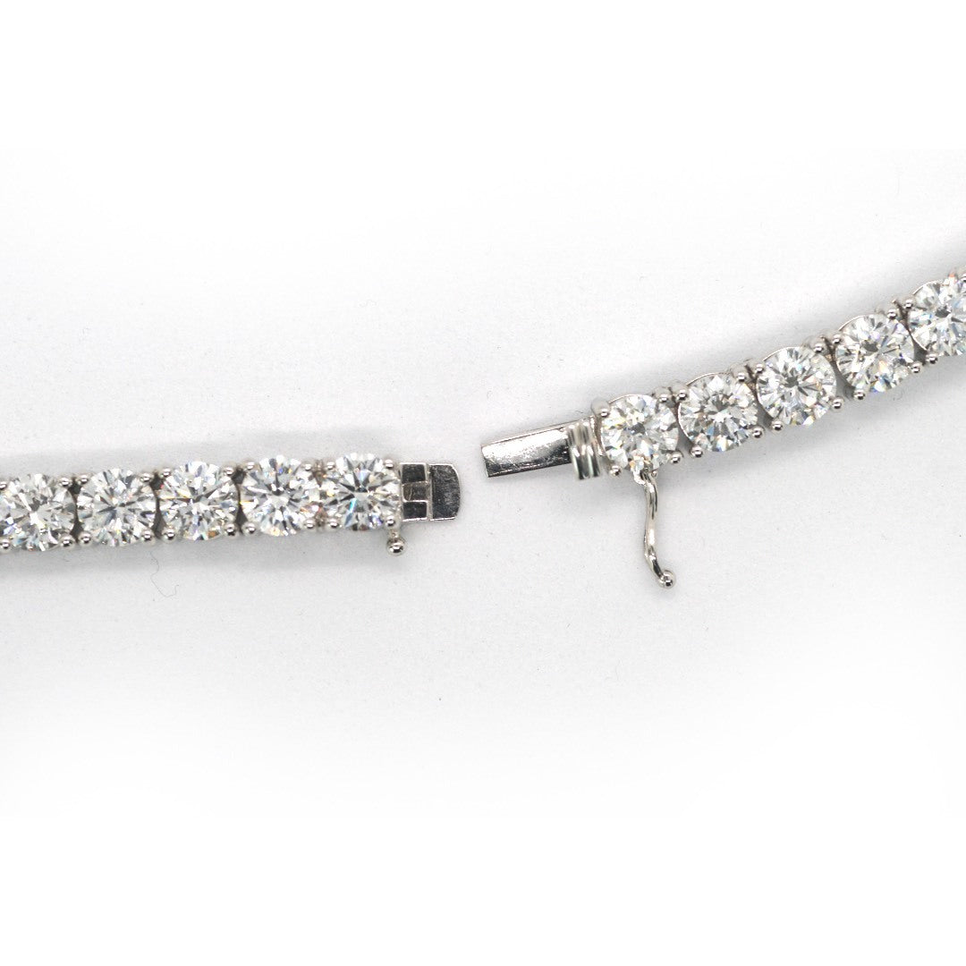 Tennis Chain Necklace 6.5mm Width 14K DIAMOND Lab Grown