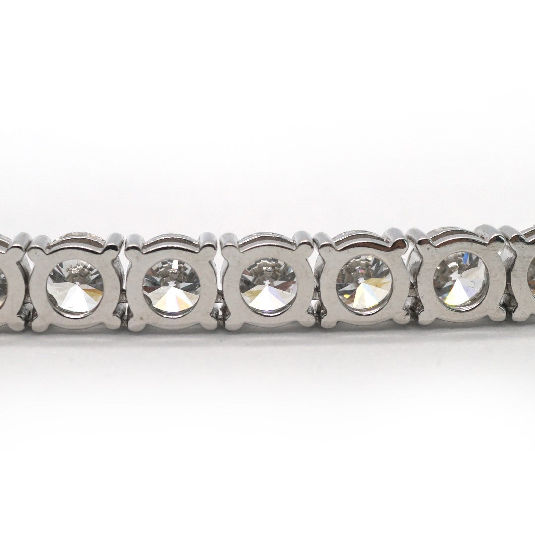 Tennis Chain Necklace 6.5mm Width 14K DIAMOND Lab Grown