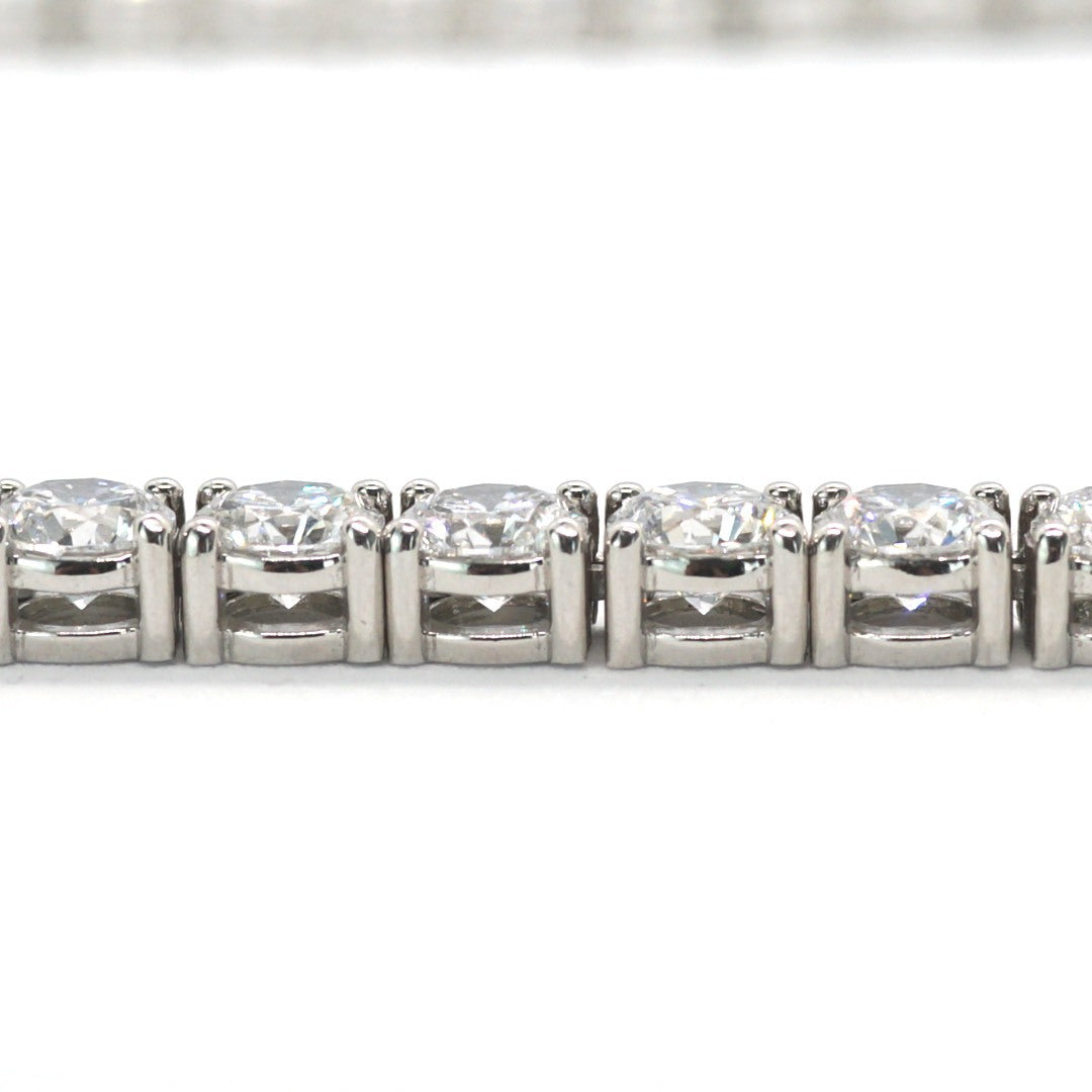 Tennis Chain Necklace 6.5mm Width 14K DIAMOND Lab Grown
