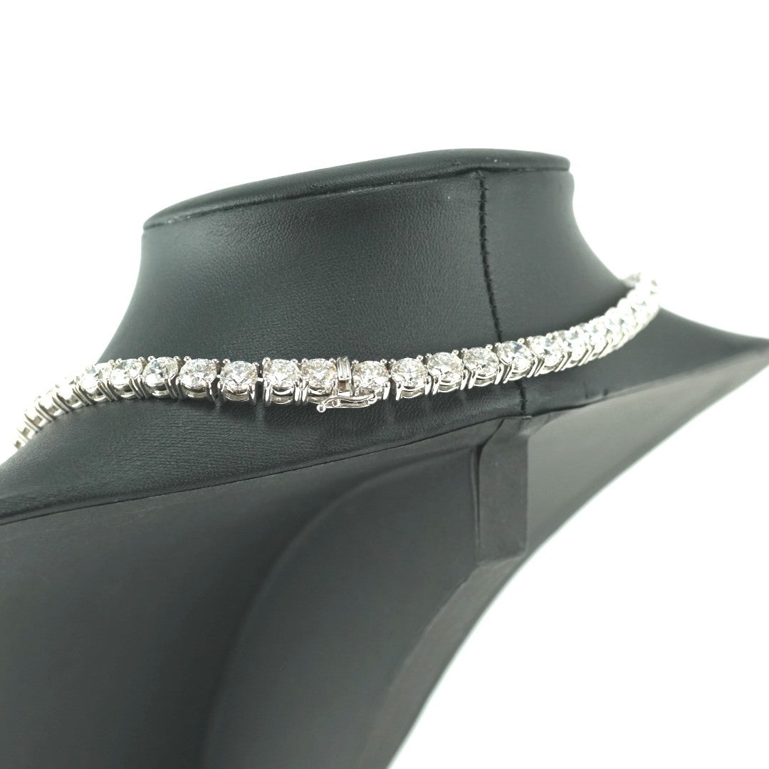 Tennis Chain Necklace 6.5mm Width 14K DIAMOND Lab Grown