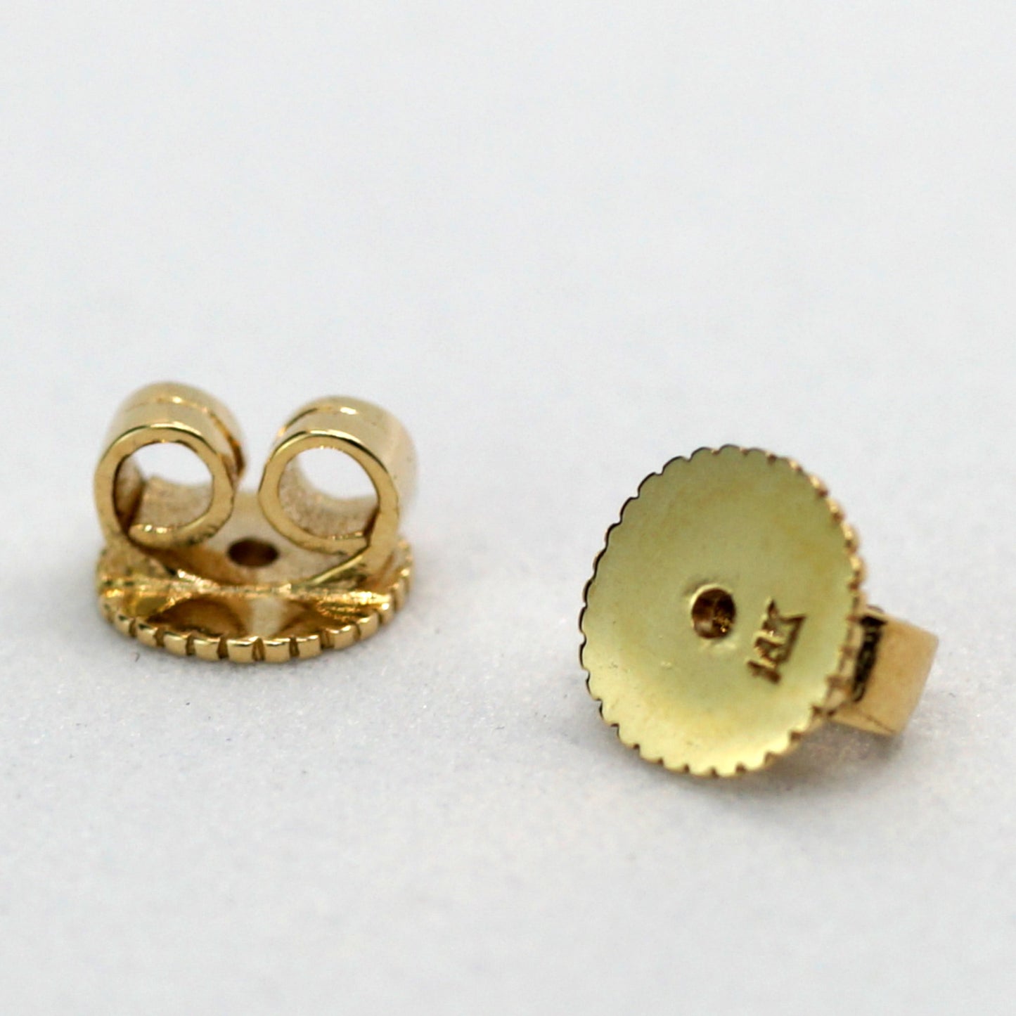 IGI Certificate of Authenticity 1ct Total 2ct 14K DIAMOND LAB Earrings Lab Grown Yellow Gold YG