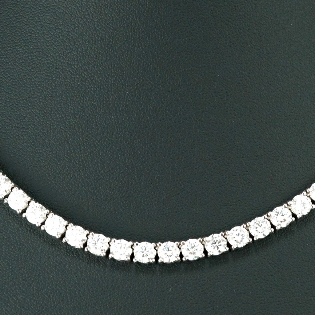 Tennis Chain Necklace 5mm Width 14K DIAMOND Lab Grown
