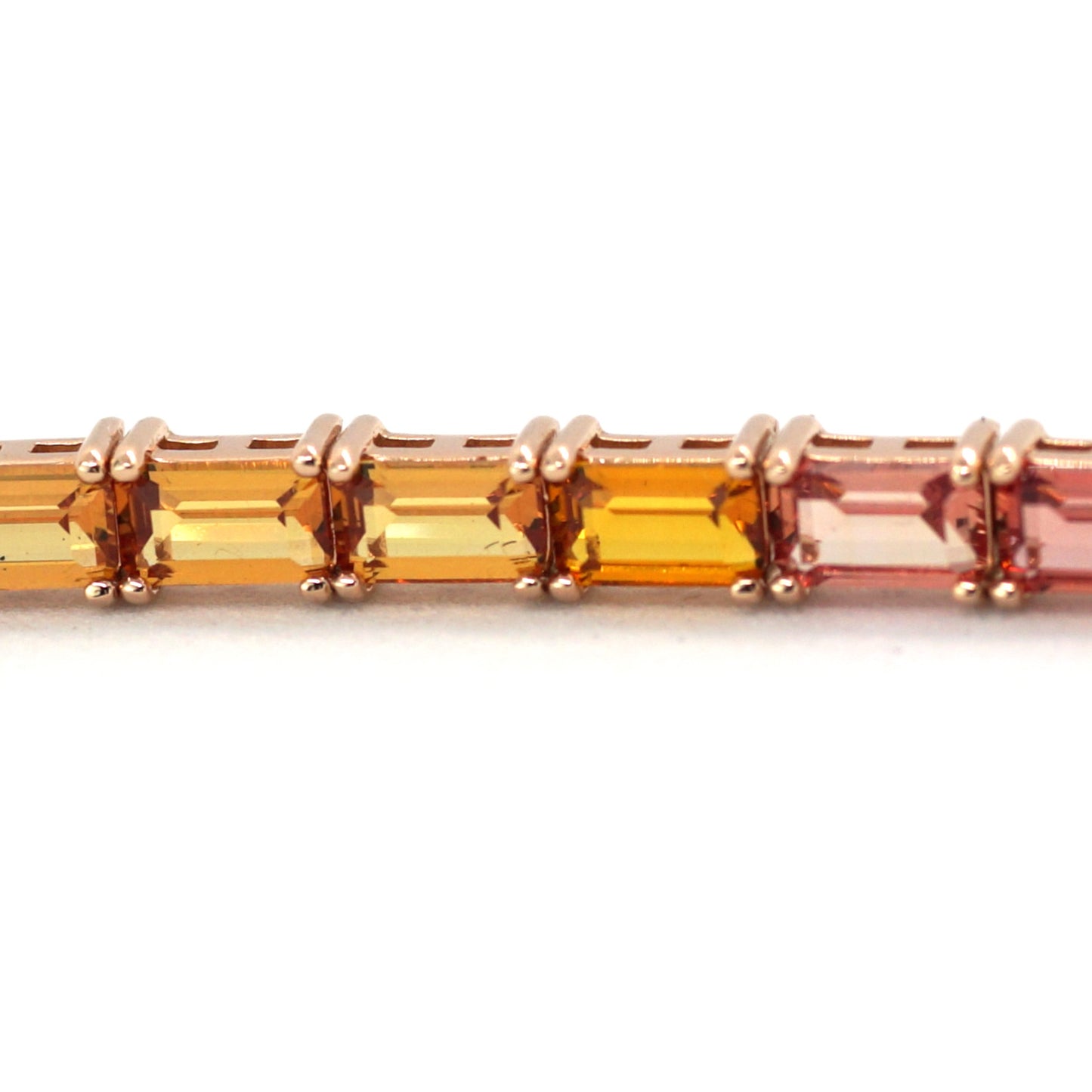 Lab Sapphire RIBW 5*3MM 14K bracelet beside ラボ サファイア
