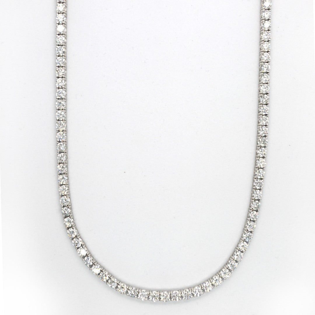 Tennis Chain Necklace 3.9mm Width 14K DIAMOND Lab Grown
