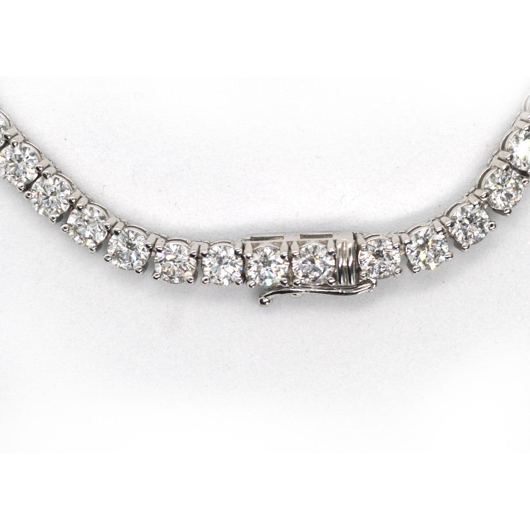 Tennis Chain Necklace 3.9mm Width 14K DIAMOND Lab Grown