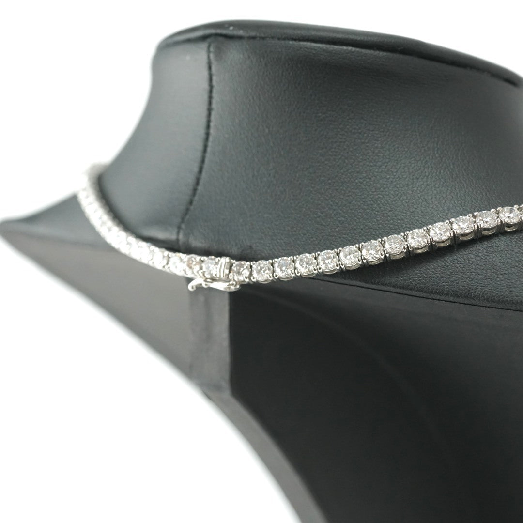 Tennis Chain Necklace 3.9mm Width 14K DIAMOND Lab Grown