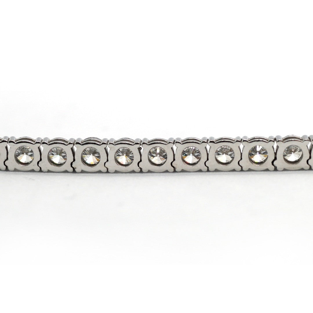 Tennis Chain Necklace 3.9mm Width 14K DIAMOND Lab Grown