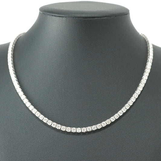 Tennis Chain Necklace 3.9mm Width 14K DIAMOND Lab Grown
