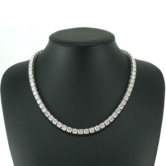 Tennis Chain Necklace 6.5mm Width 14K DIAMOND Lab Grown